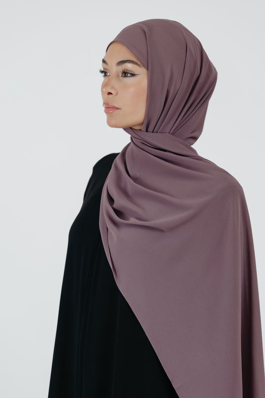 Pearl Chiffon Scarf in Rose Taupe