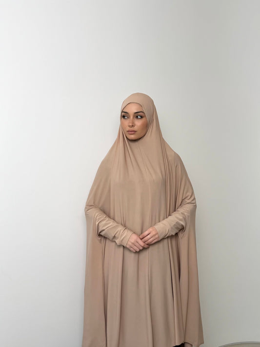 Long Sleeved Jelbab in Bisque