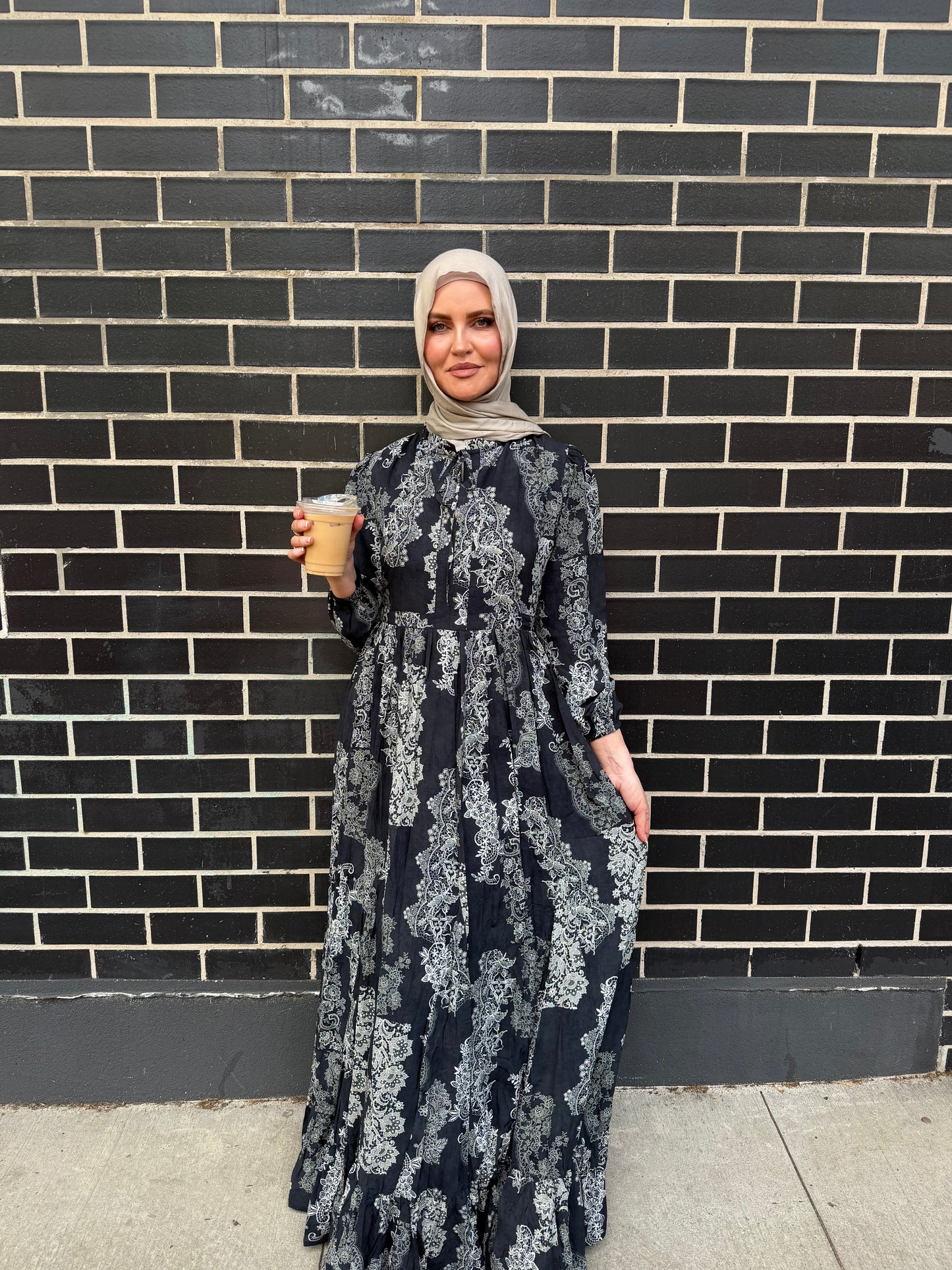 Soha Classic  Boho Toile Print (C254)