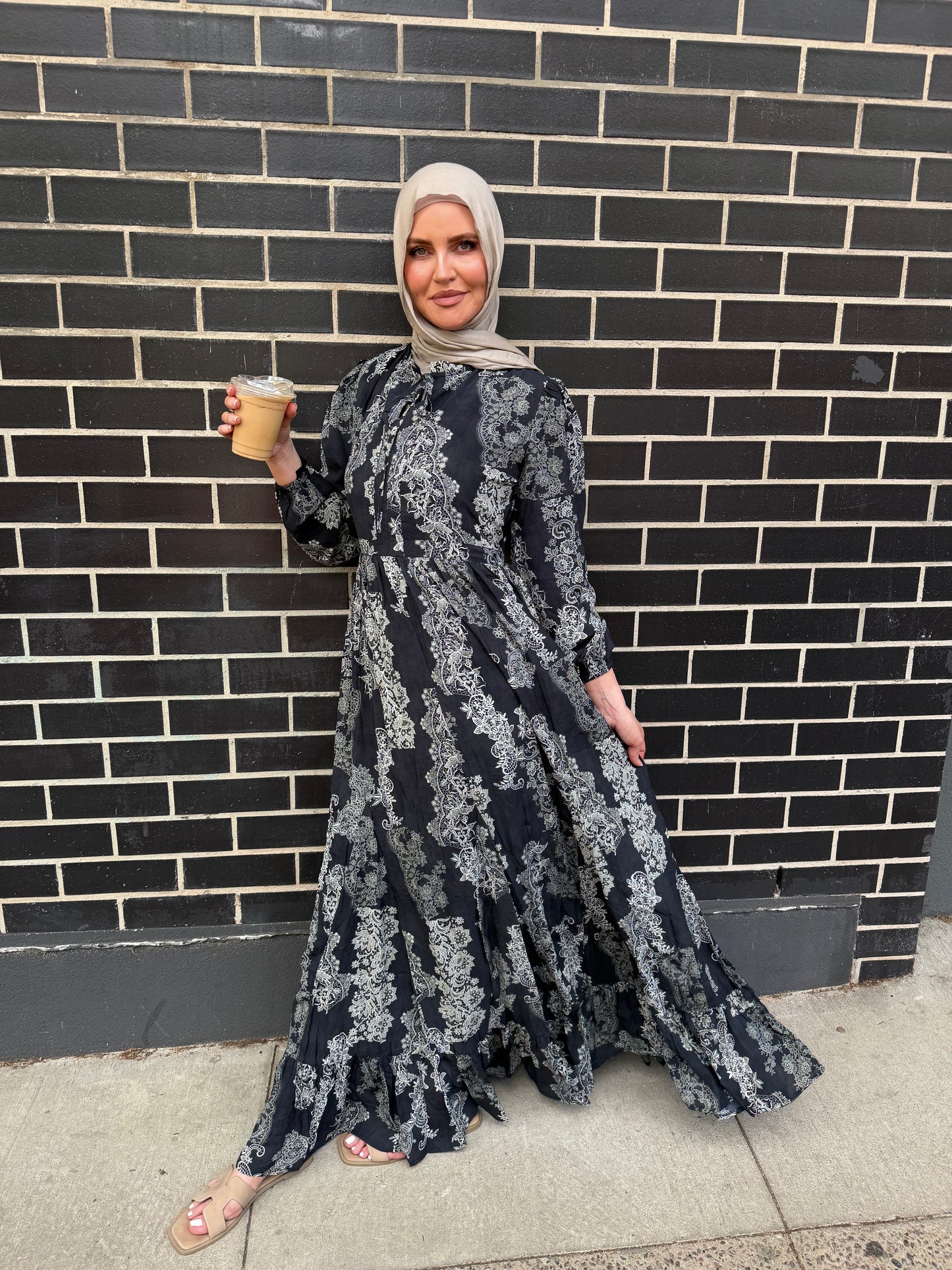 Soha Classic  Boho Toile Print (C254)