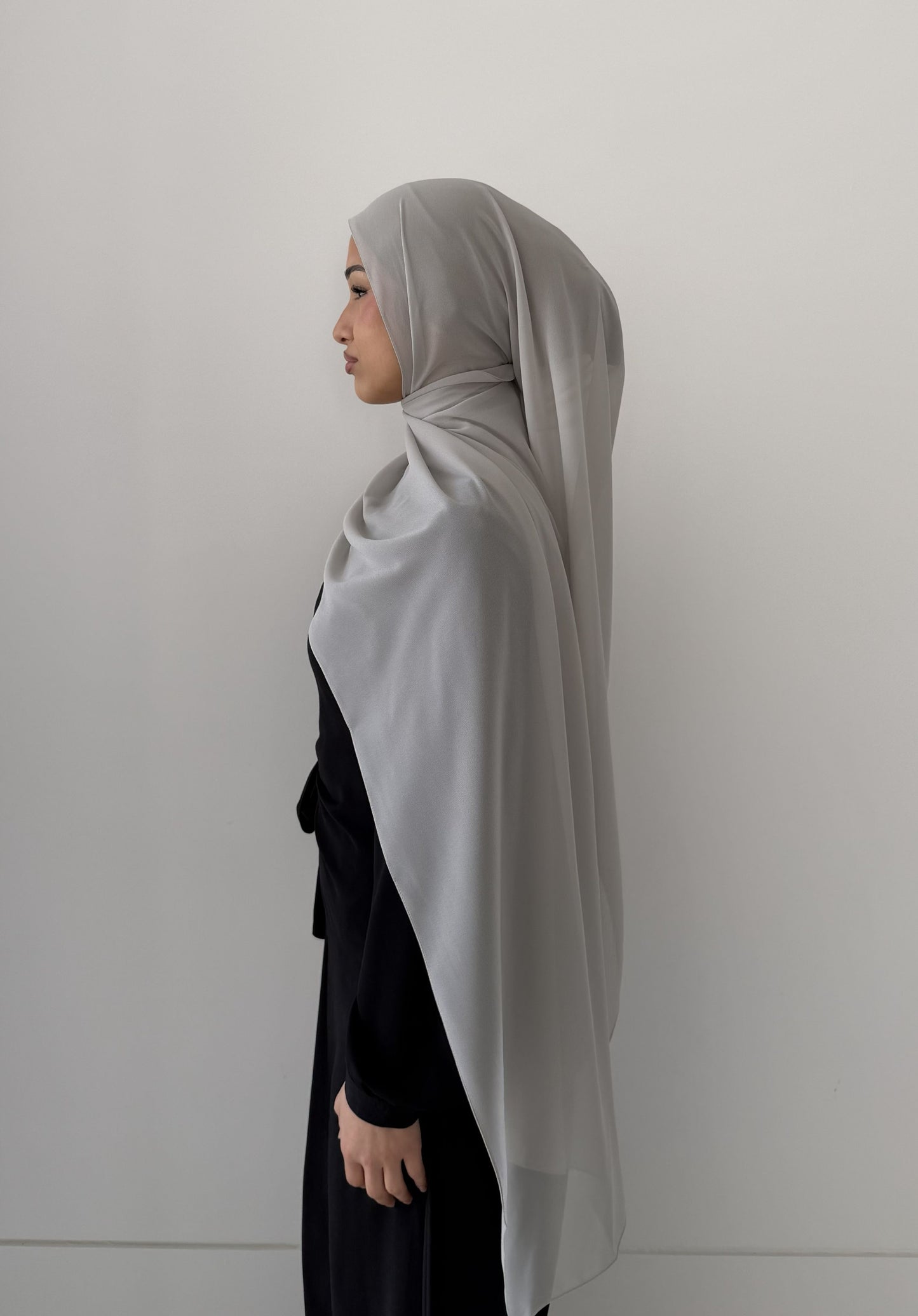 Chiffon Scarf in Sky Blue