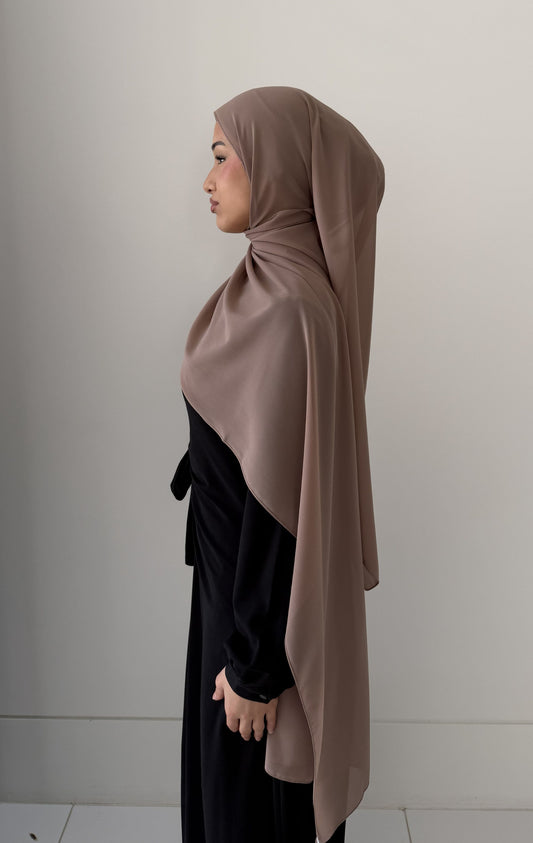 Chiffon Scarf in Blush Pink
