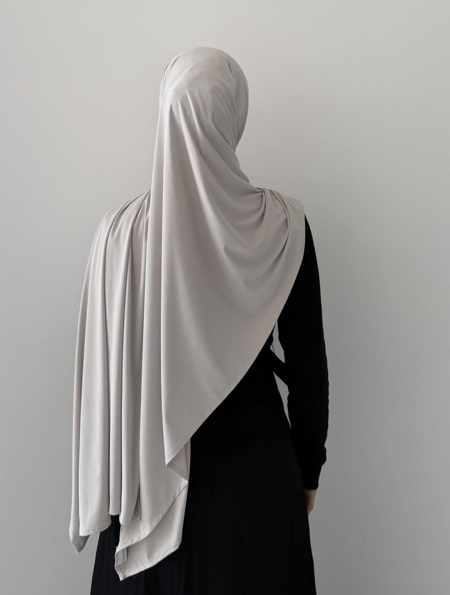 Premium Liquid Jersey Hijabs in Ivory