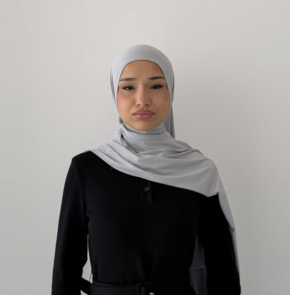 Premium Liquid Jersey Hijabs in Sky Blue