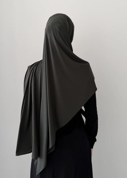 Premium Liquid Jersey Hijabs in  Forest Green