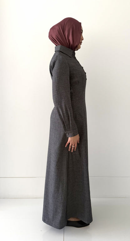 Safia Plaid Classic Dress (w33)