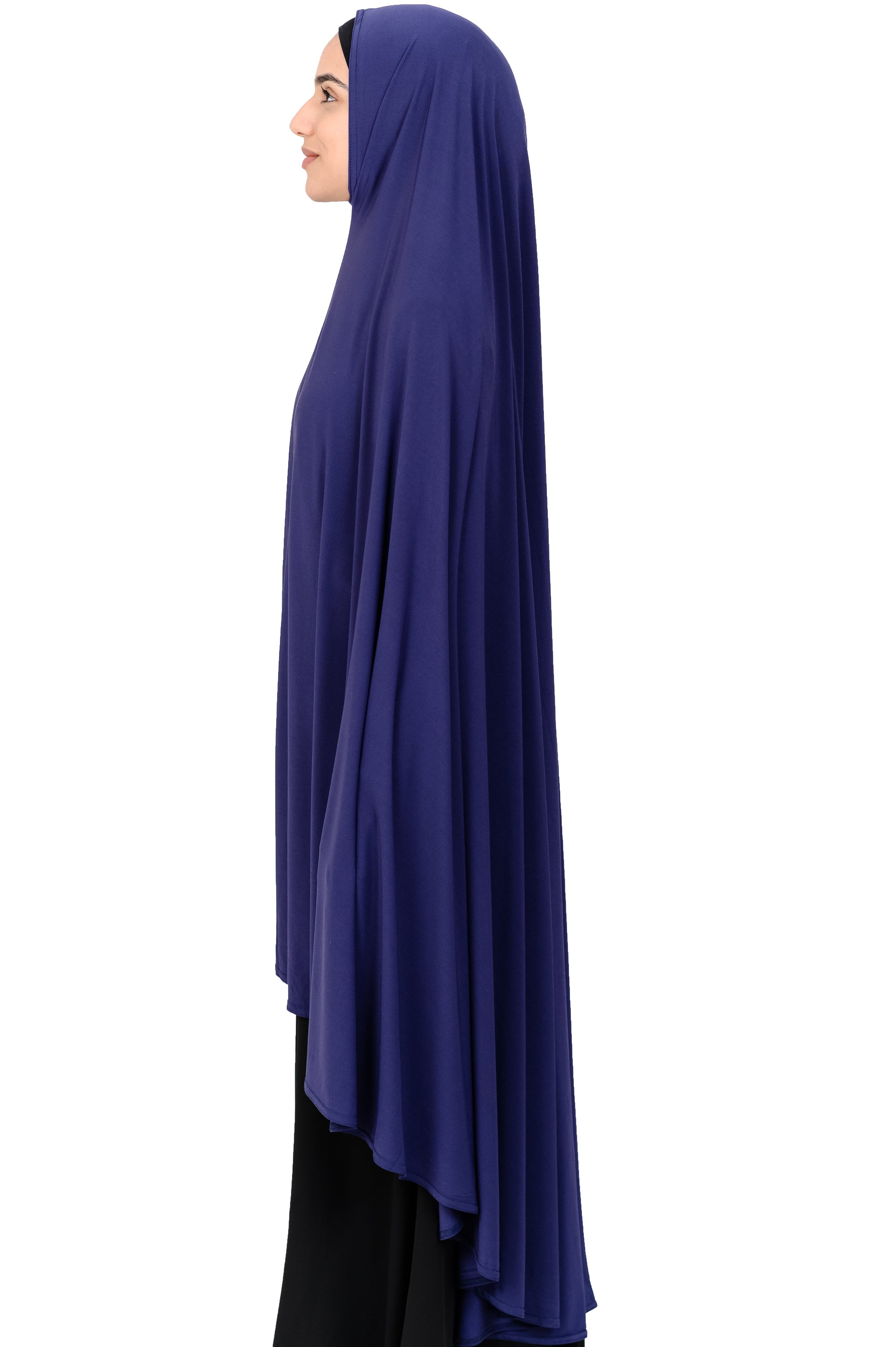 Xlong Standard Long Jelbab in Slate Blue - Behind The Veil