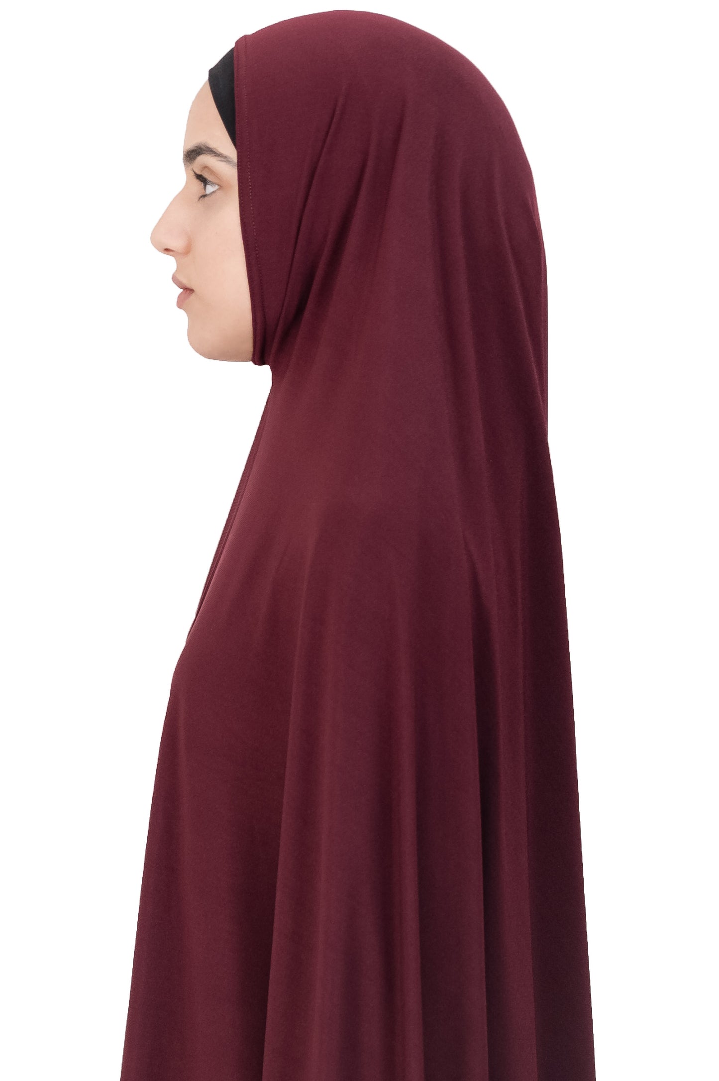 Long Sleeved Jelbab in Maroon