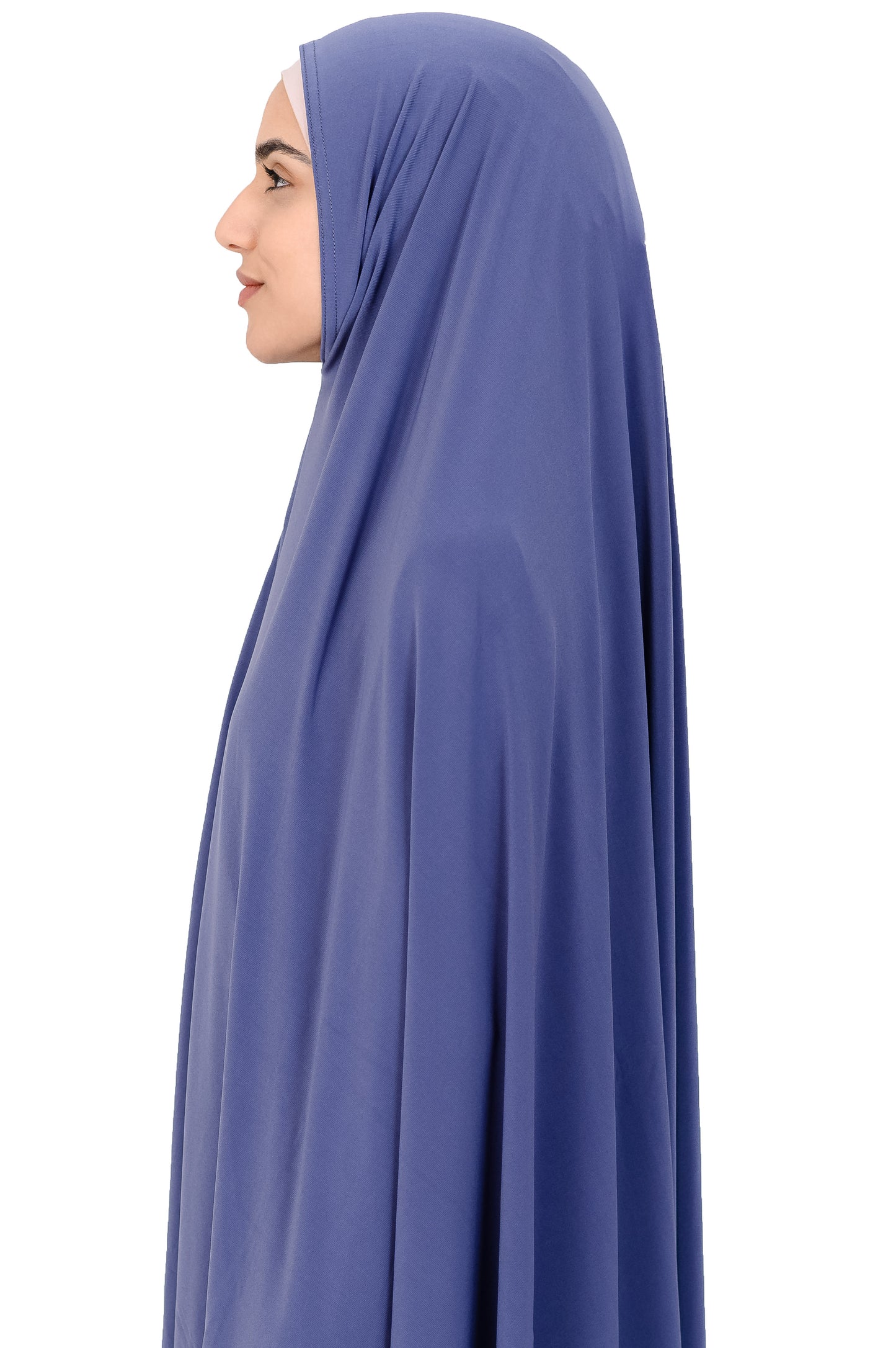 Xlong Standard Jelbab in Violet Blue - Behind The Veil