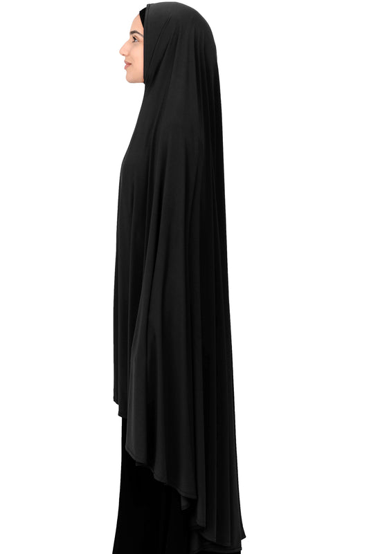Xlong Standard  Jelbab in Black - Behind The Veil