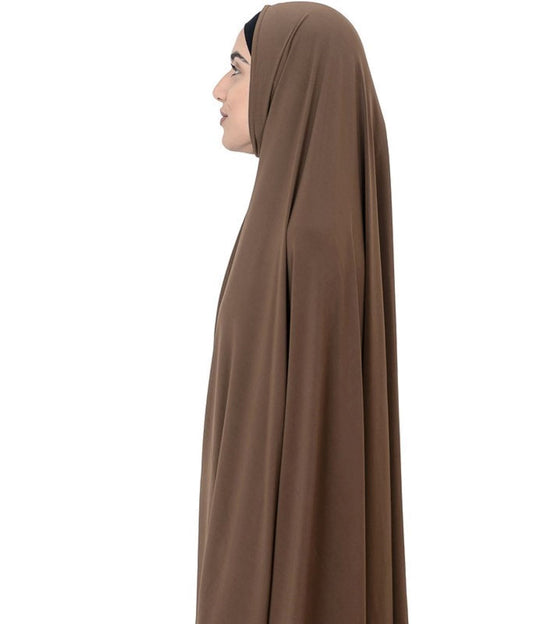 Standard Length Sleeved Jelbab in Cedar - Behind The Veil