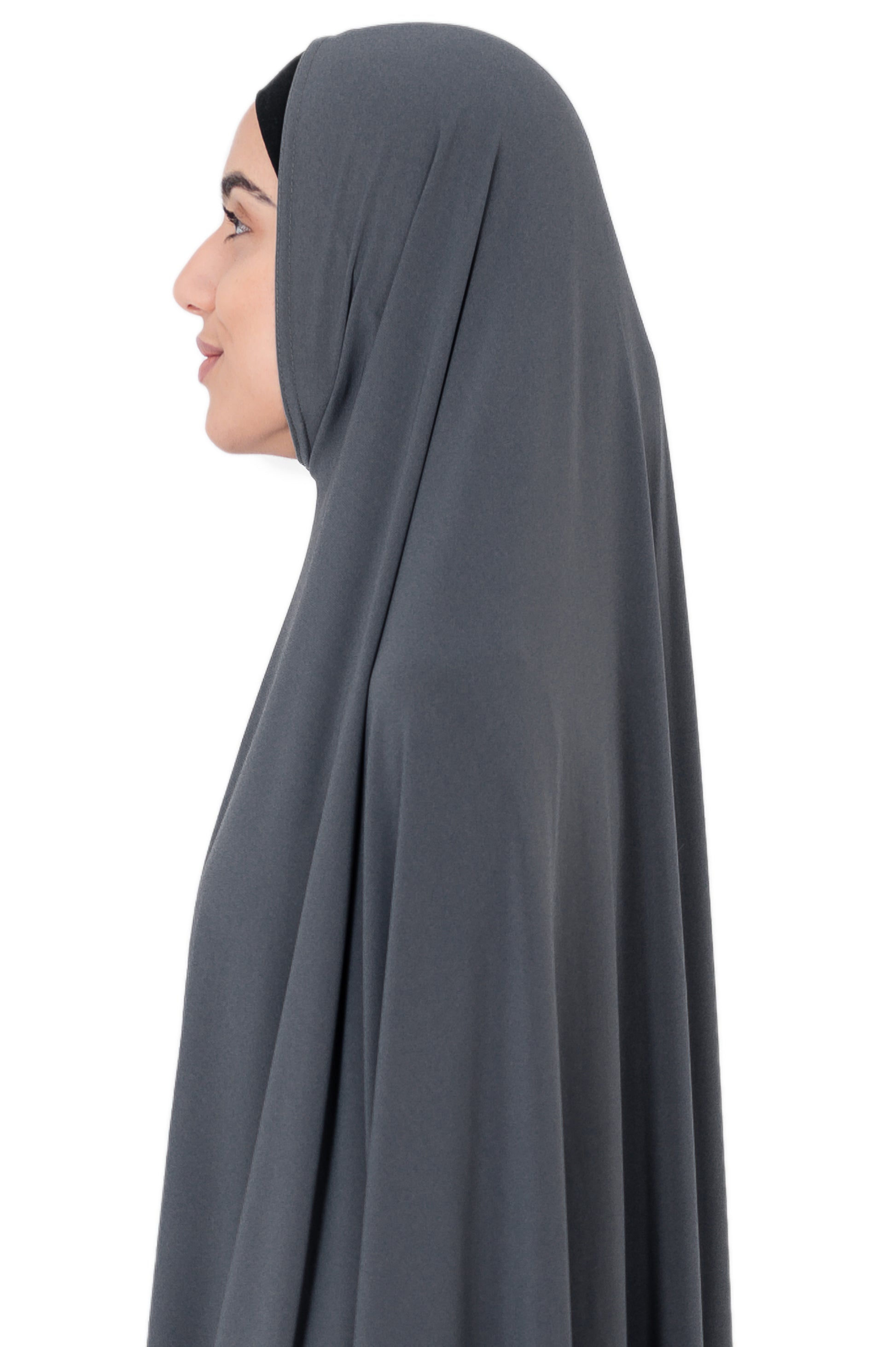 Xlong Standard Long Jelbab in Slate - Behind The Veil