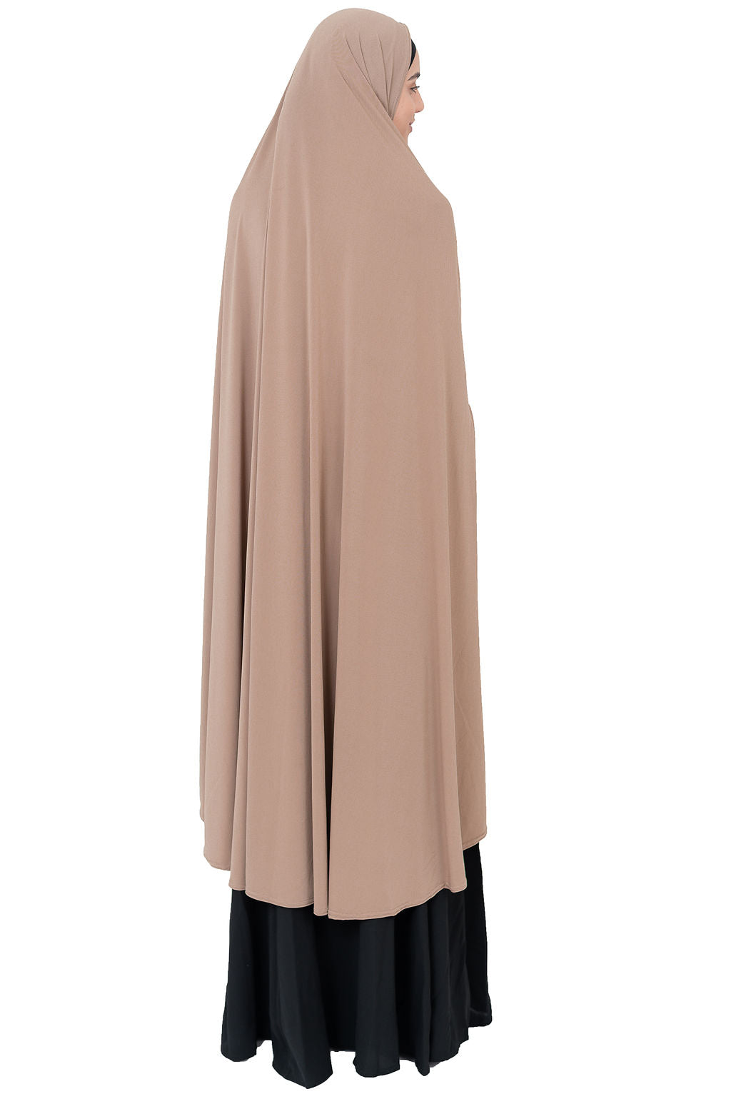 Long Sleeved Jelbab in Peanut