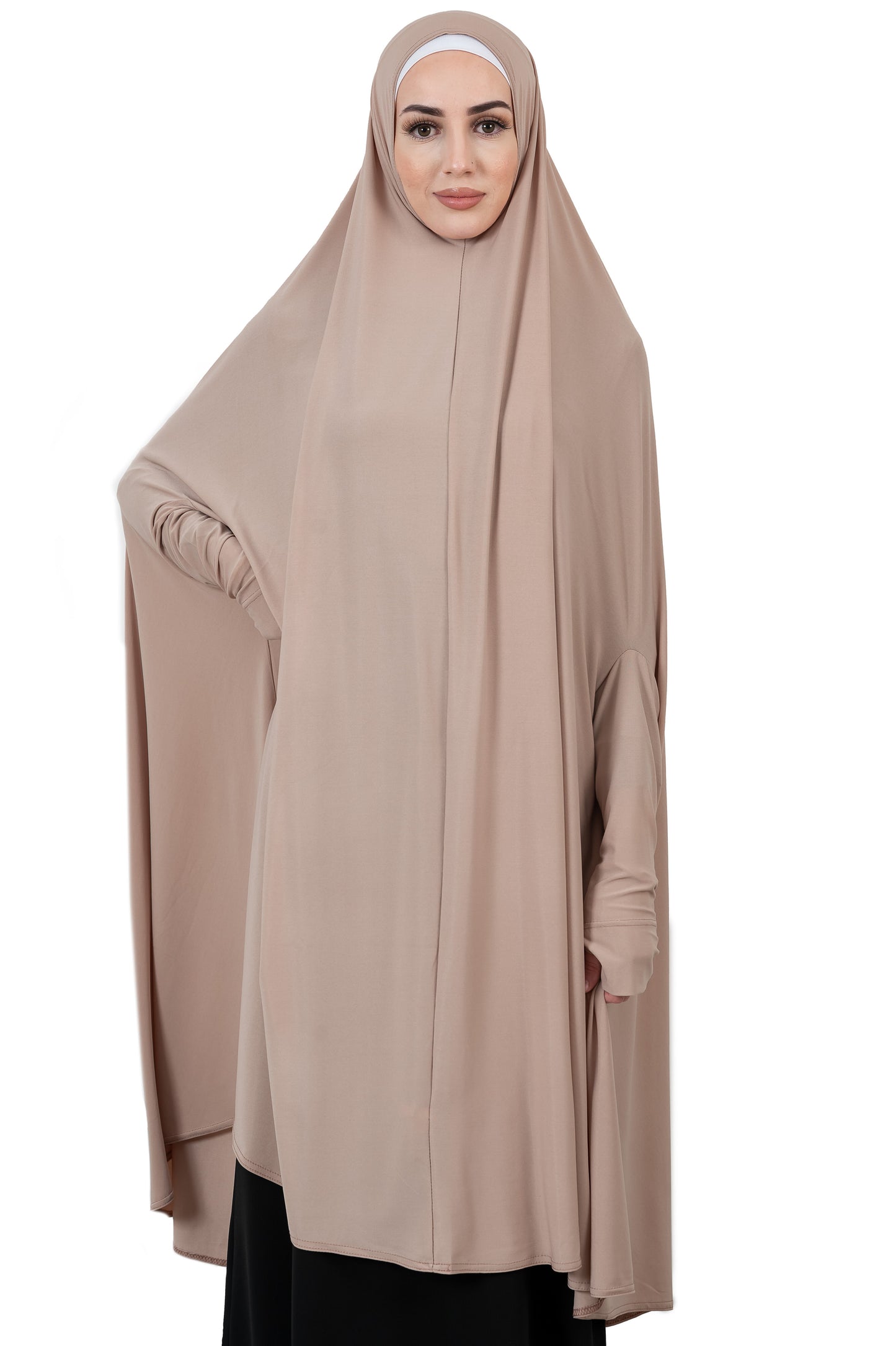 Long Sleeved Jelbab in Ecru