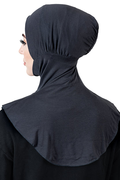 New- Ninja Cotton Cap in Dark Grey