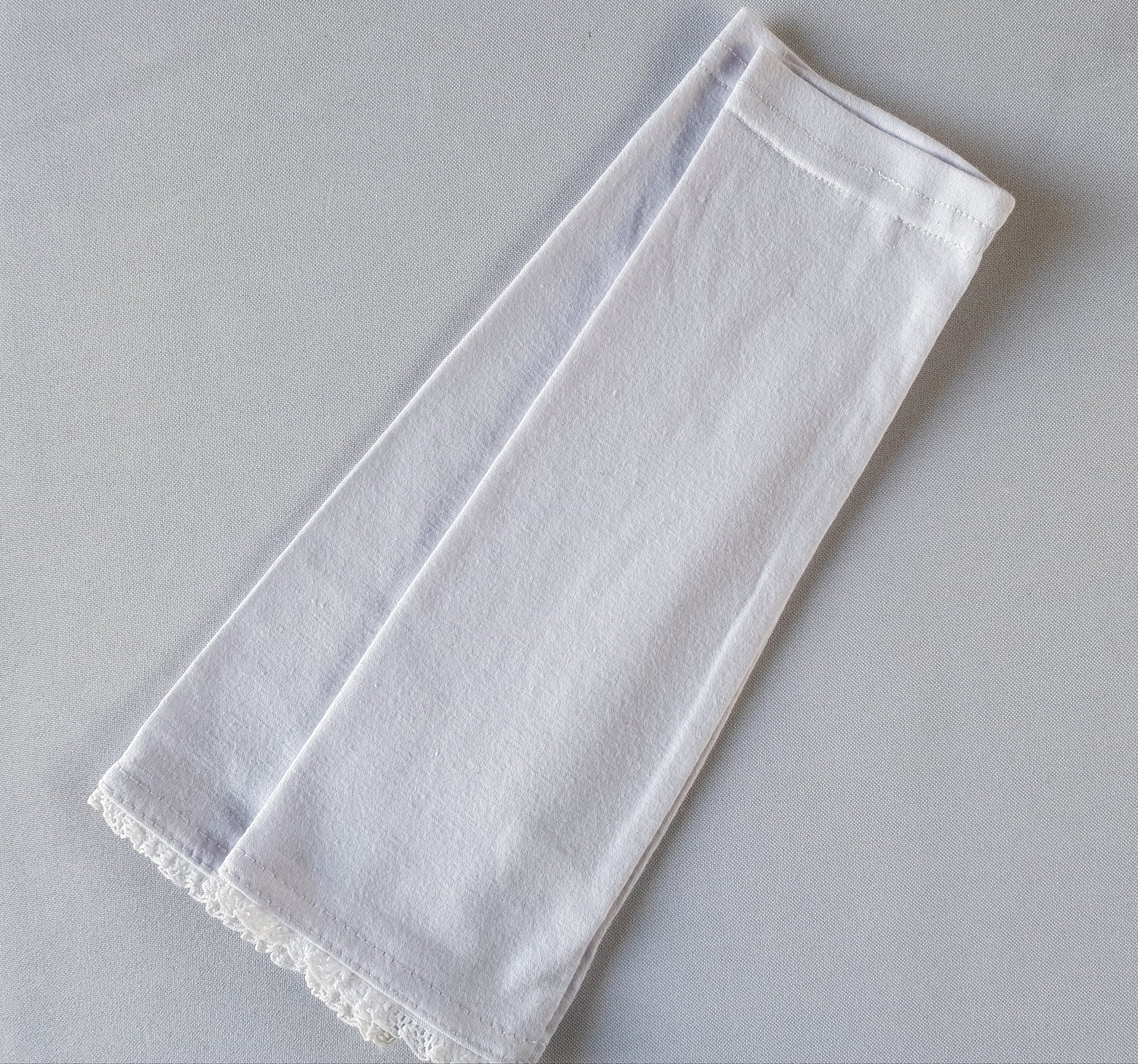 Cotton Arm Band in White - Behind The Veil