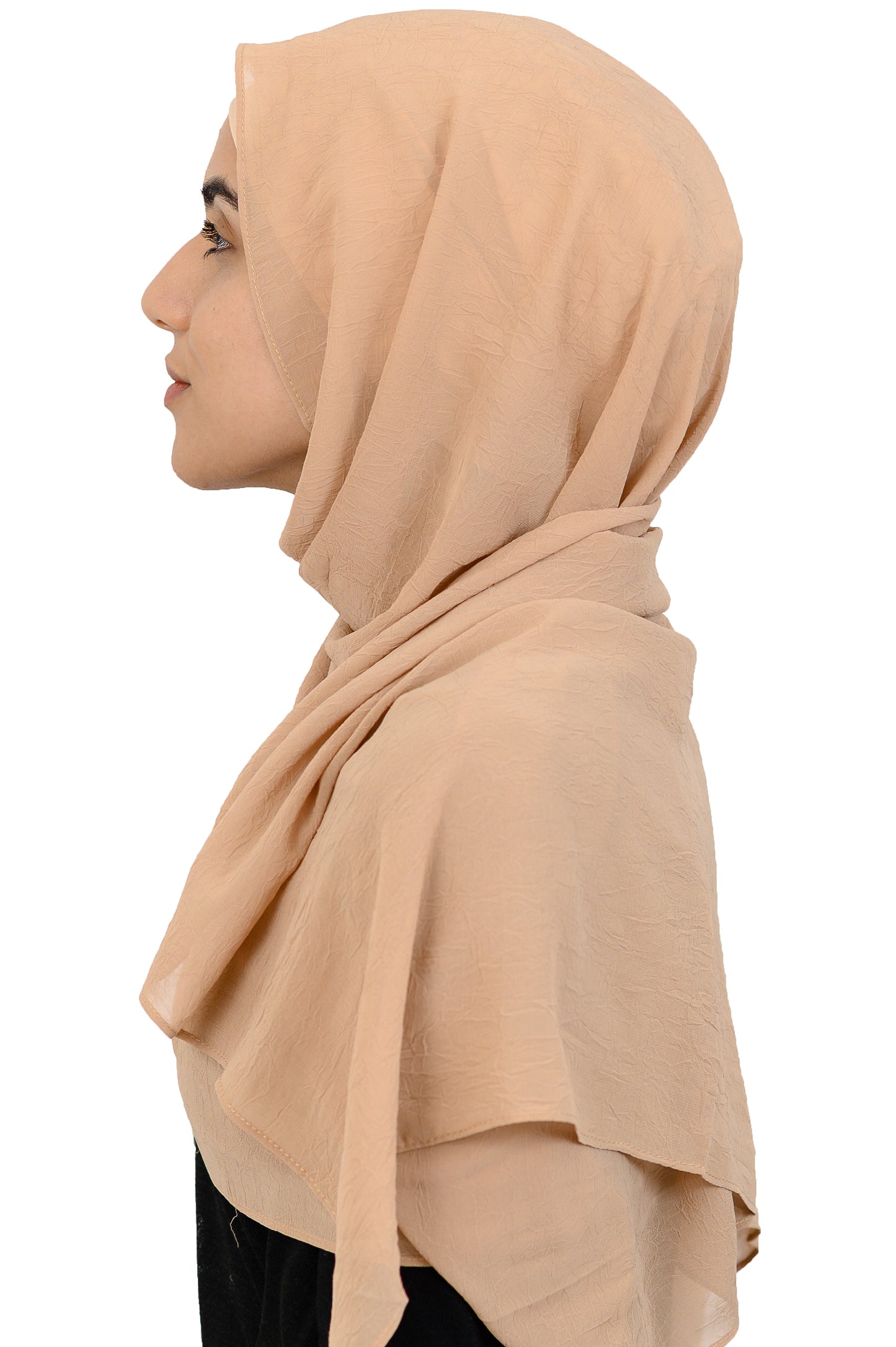 Textured Scarf in Pale Gold
