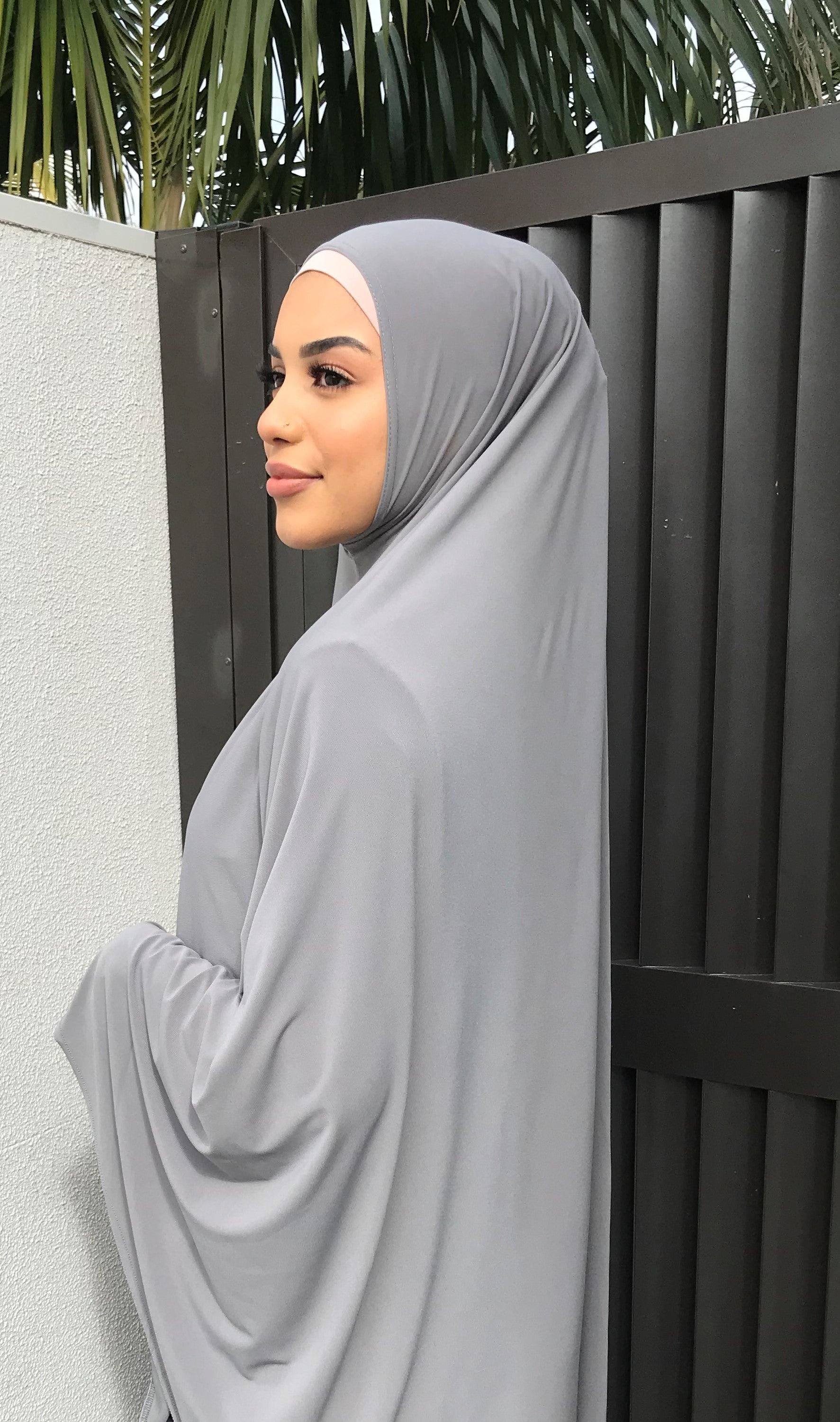 Standard Length Sleeved Jelbab in Coin - Behind The Veil